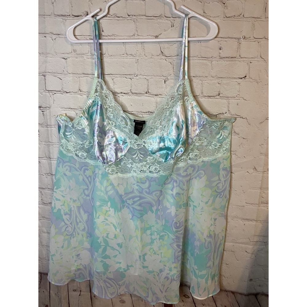 SIZE 3XL SECRET TREASURES Multi Colored Chemises Lingerie With Under Wear